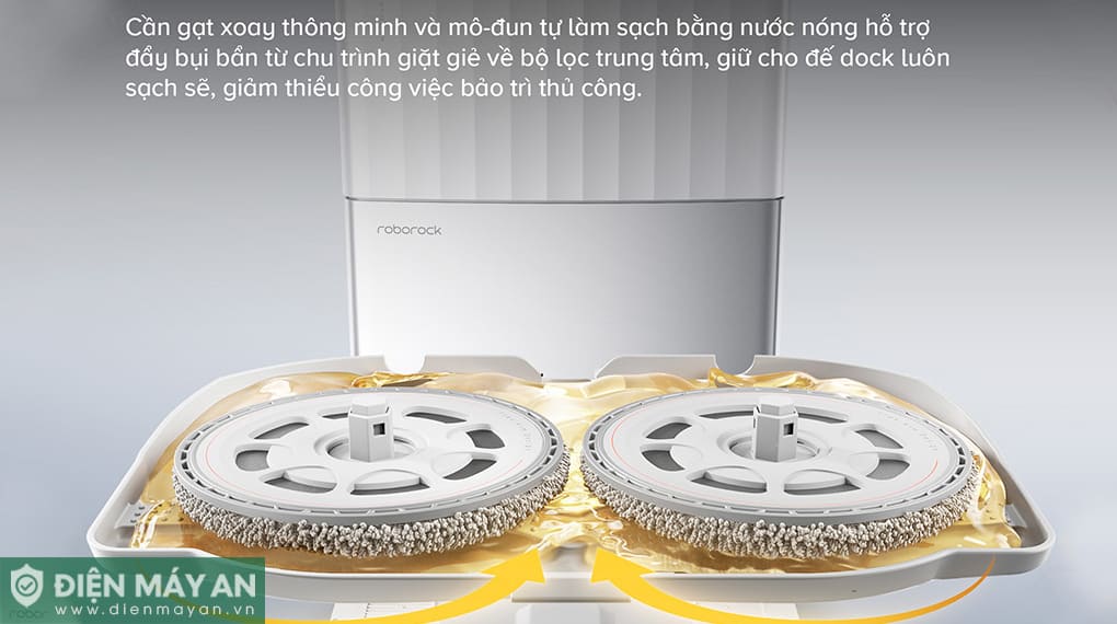 Robot hút bụi lau nhà Roborock Q Revo EdgeT - Trắng